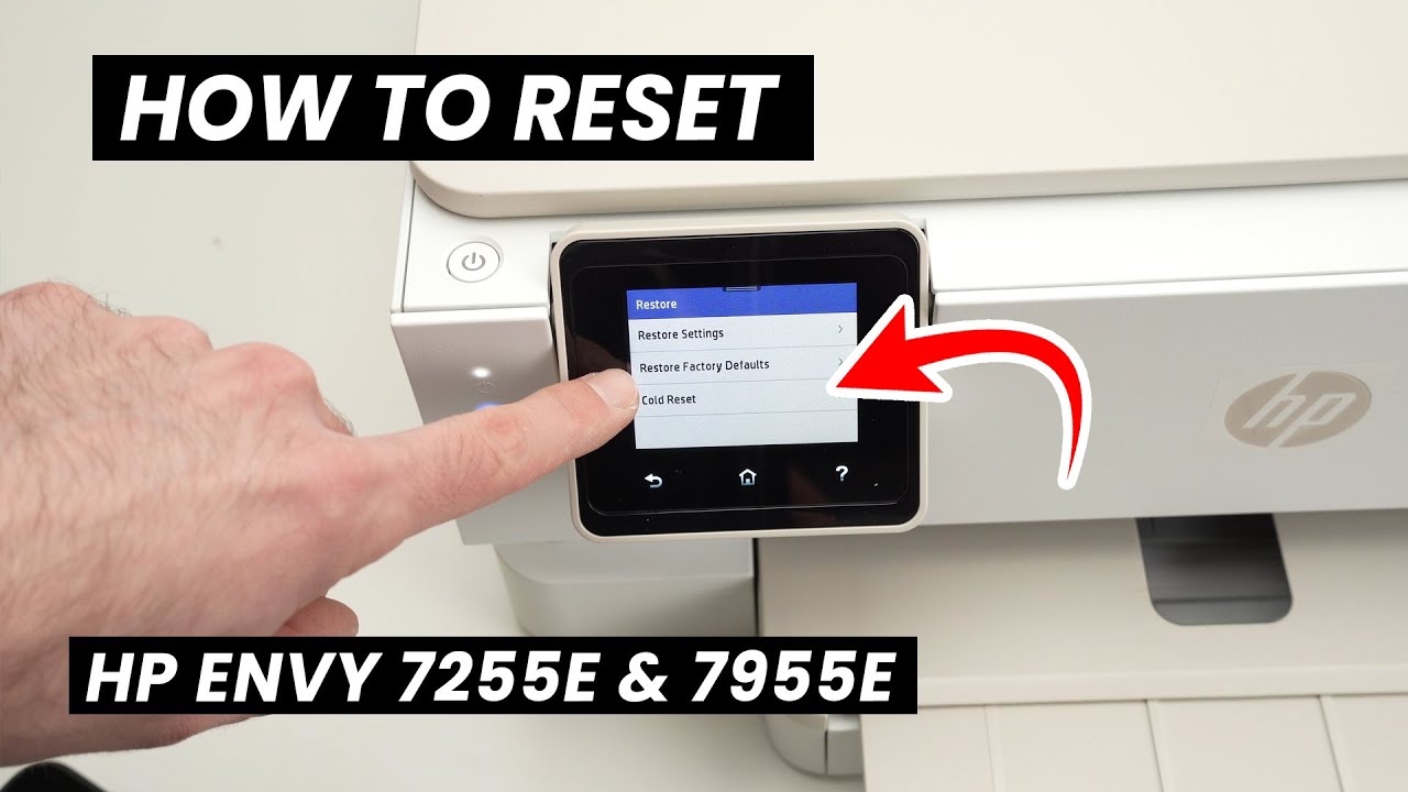 How to Reset Your HP ENVY Inspire 7255e & 7955e Printer