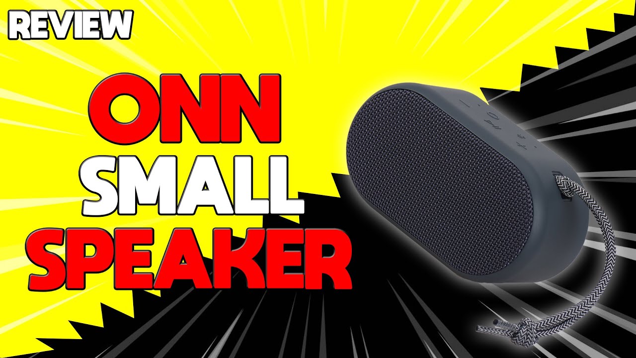 ONN Small Rugged Bluetooth Speaker | Budget Bluetooth Speaker Review
