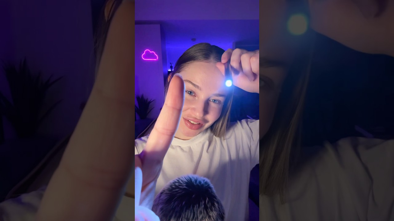 ASMR eye exam to make you sleep FAST💤 #asmrsleep#asmrlighttriggers#asmreyeexam#asmrtingles#asmr