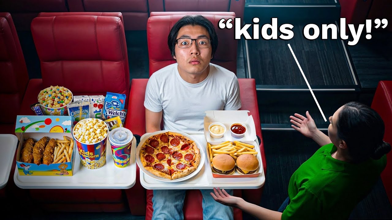 I Tried Every Movie Theater Kids Menu