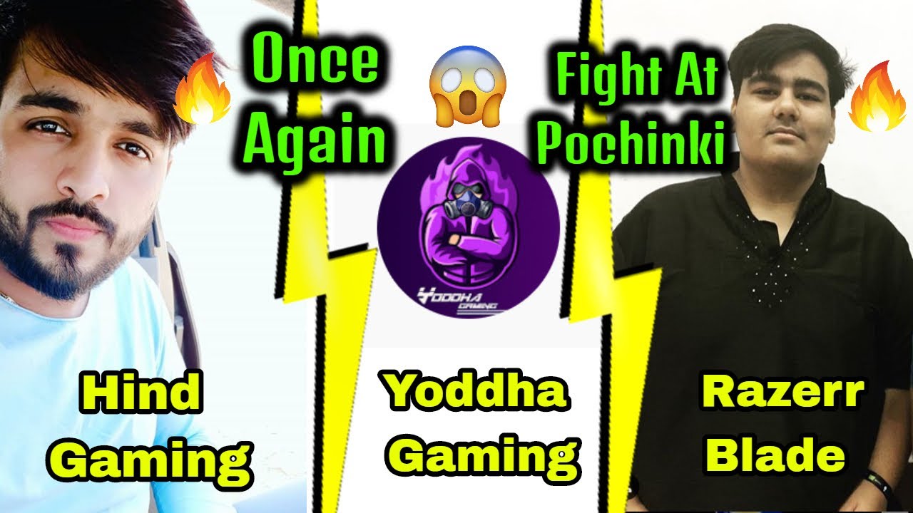 Hind Gaming Vs Razer Blade Vs Yoddha Gaming Once Again Pubg Fight|Youtuber Pubg Fight|Crazy Sp Pubg|