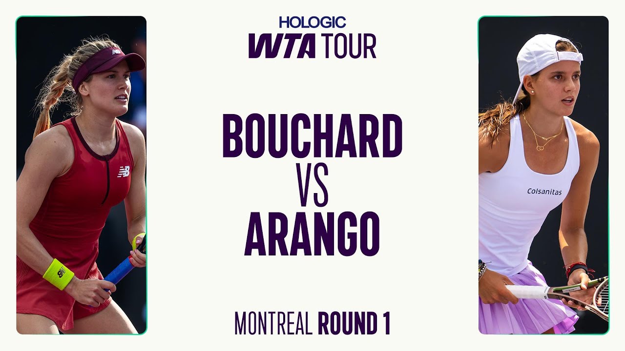 Eugenie Bouchard vs. Emiliana Arango | 2025 Round 1 Montreal | WTA Match Highlights