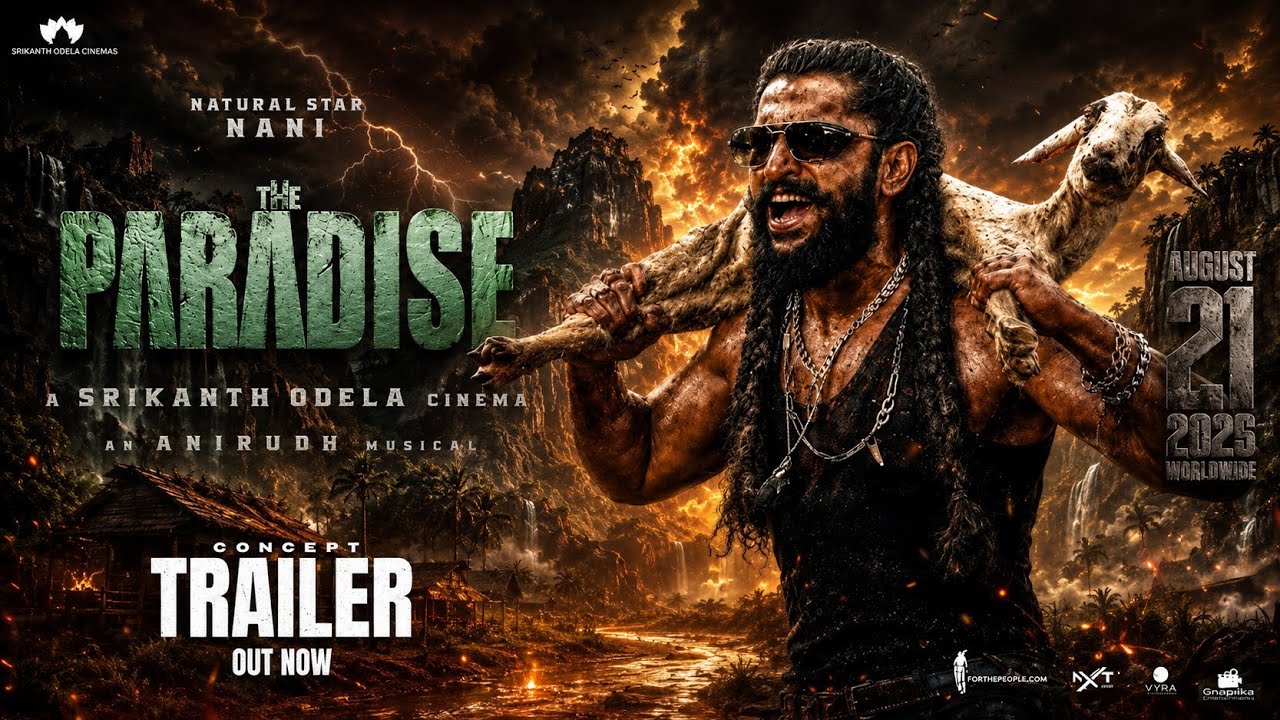 Paradise First concept Trailer | Natural Star Nani | Srikanth Odela | Anirudh Ravichandran