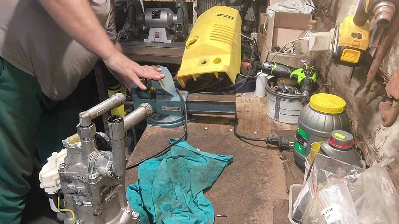 Karcher K 5.04. Full Metall. Дефектовка и ремонт.