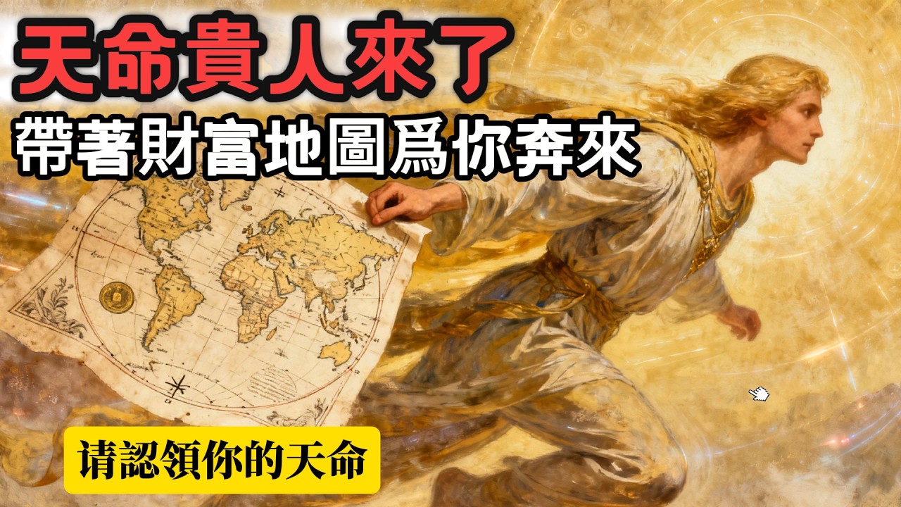 【天選之人】顯化執行官請就位：上帝已為你掃平一切頻率阻礙，那個帶圖的貴人，就在你下一次轉身。
