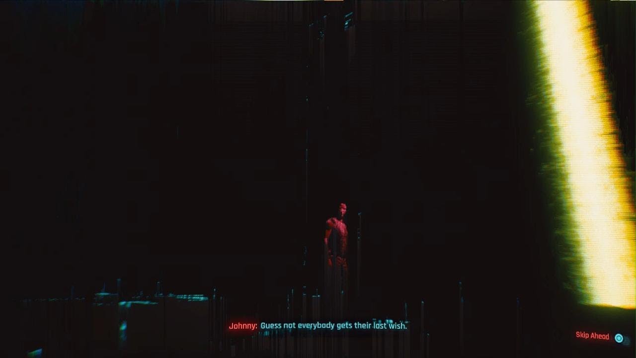 Cyberpunk 2077 Джонни говорит, что ты подвёл Джеки