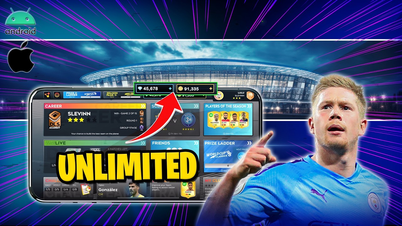 DLS 26 Hack - Unlimited Coins & Diamonds (iOS & Android) | DLS 26 MOD APK 2026