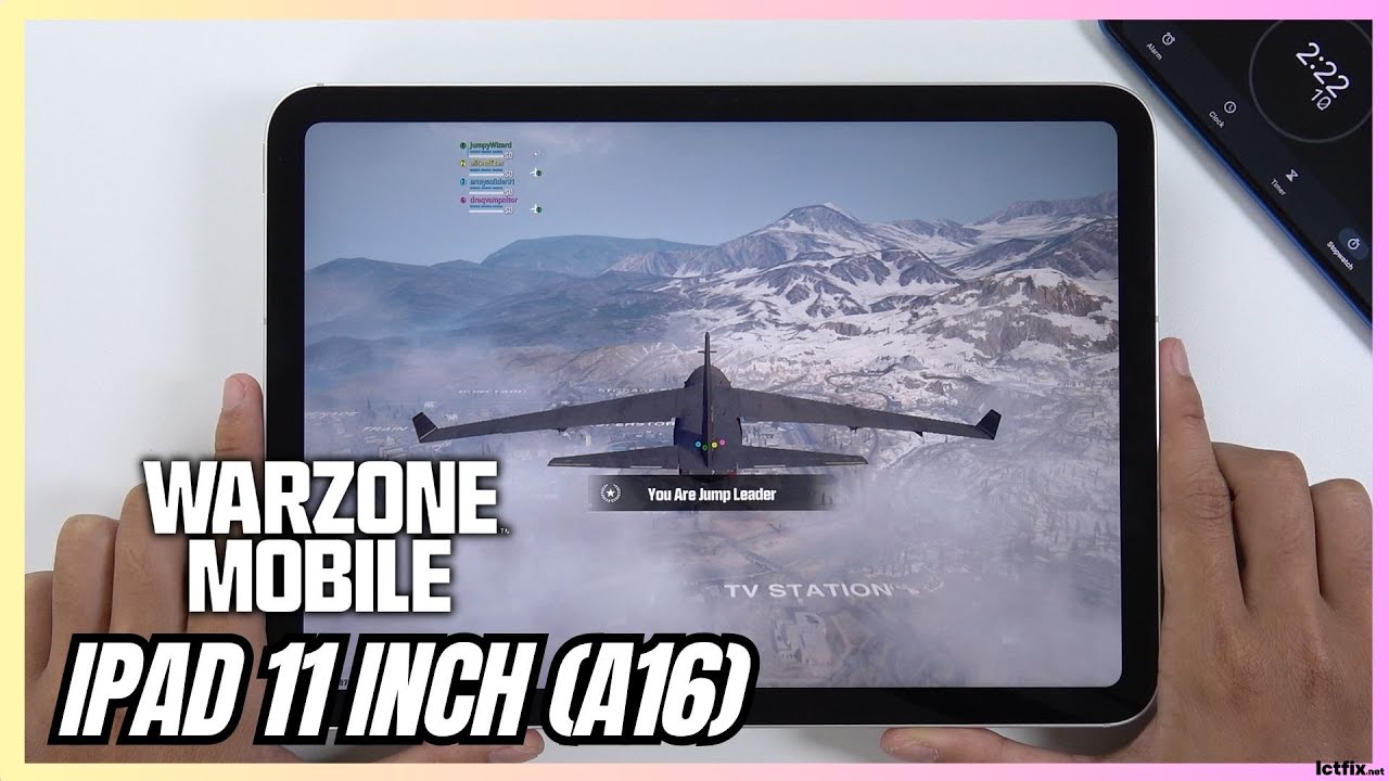 iPad A16 Call of Duty Warzone Mobile Gaming test | Apple A16