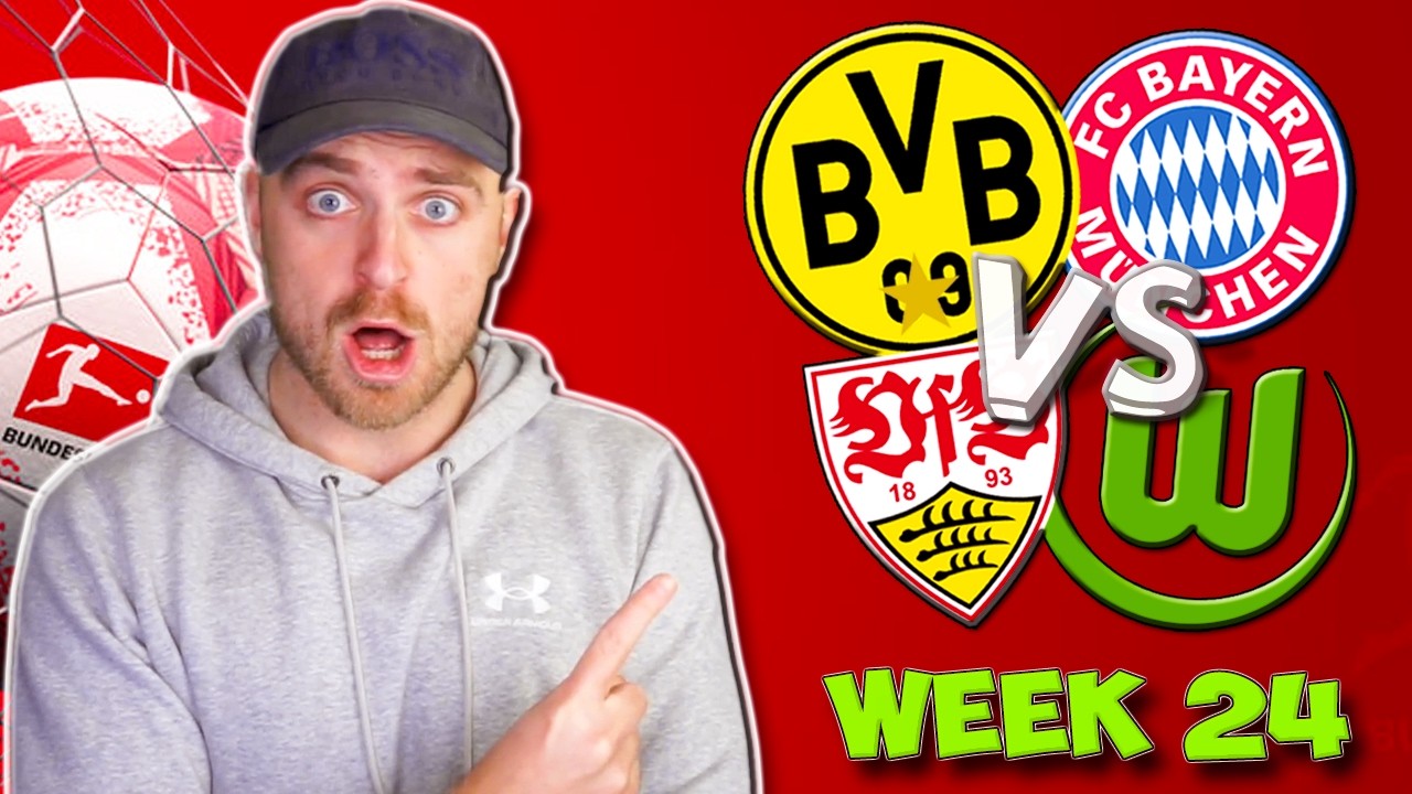 BUNDESLIGA WEEK 24 PREDICTIONS & TIPS | BAYERN MUNICH TRAVEL TO BORUSSIA DORTMUND FOR TITLE DECIDER!