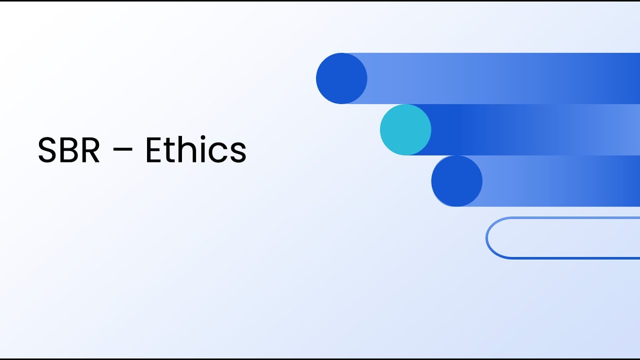 ACCA SBR - Ethics - Compulsory Question in SBR exam