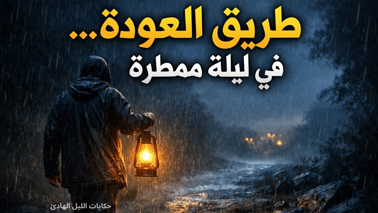 طريق العودة في ليلة ممطرة | قصة مؤثرة عن الخوف والشجاعة