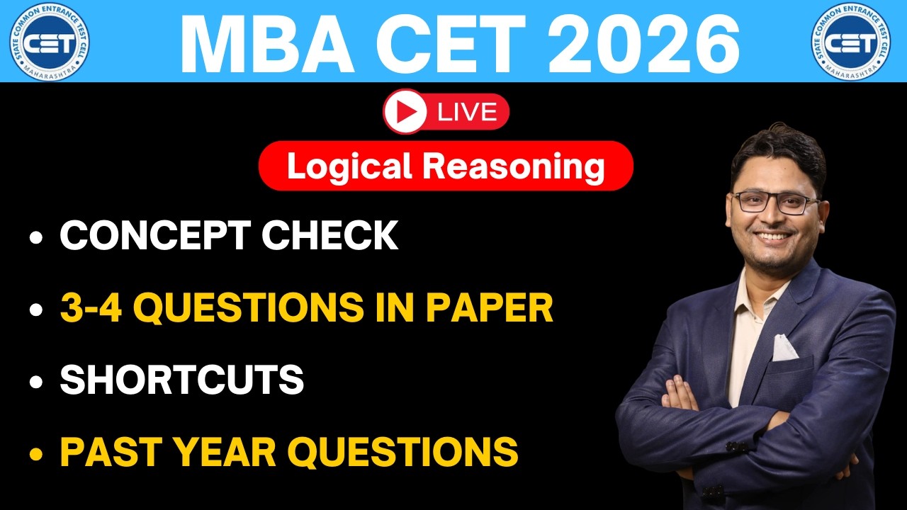 MBA CET Preparation 2026 Live Session | Mba cet Short Tricks