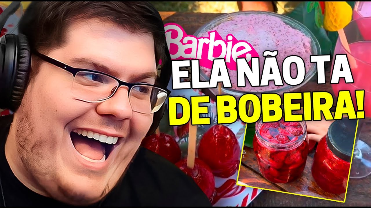 CASIMIRO REAGE: CLEIDE FAZ RECEITAS COM JAMBO (DA BARBIE?)  | Cortes do Casimito