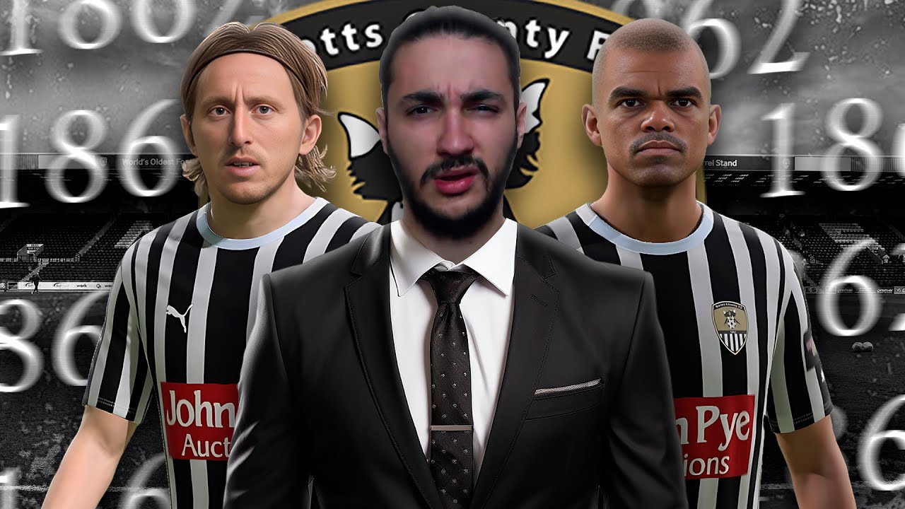 Reconstruyo al Notts County SOLO con Veteranos 👴