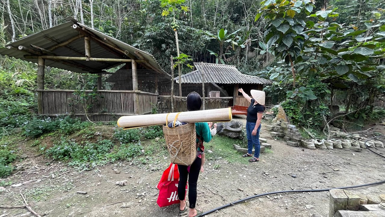 The single mother decided to move to a new place and clean up her aunt's dilapidated old house.