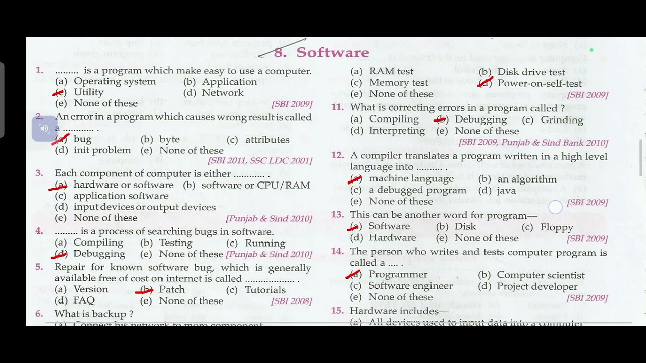 PC, Design Tools & Programming Languages, Data representation & Number System, S/W ( Software)