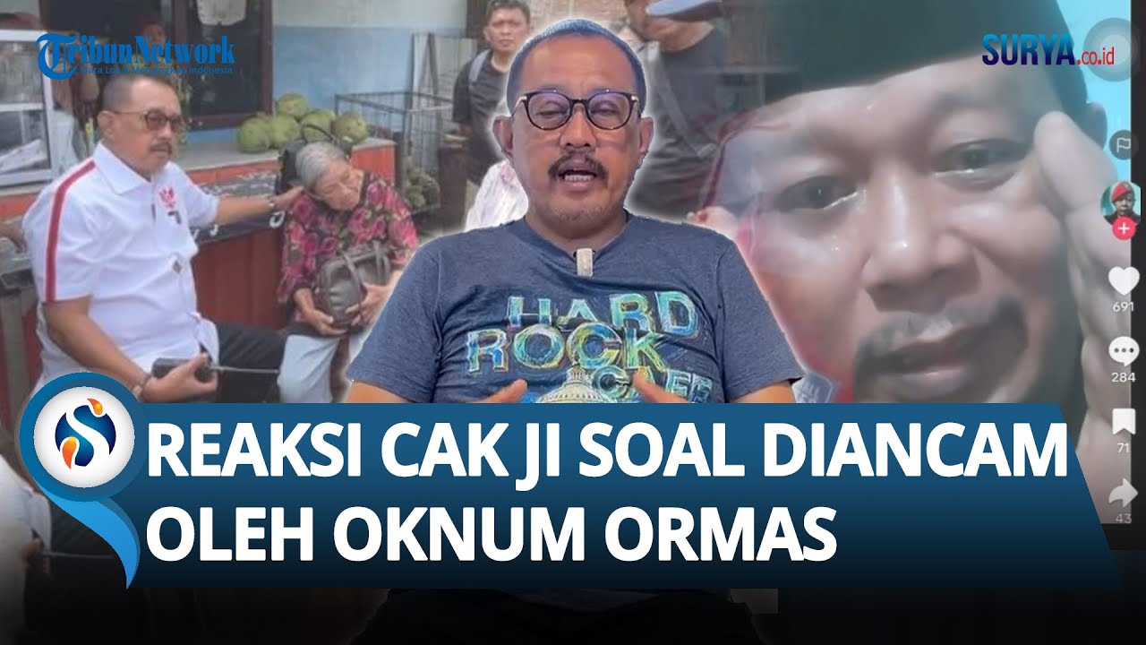 BEGINI REAKSI Cak Ji soal DIANCAM Oknum Ormas gegara Bela Nenek Elina