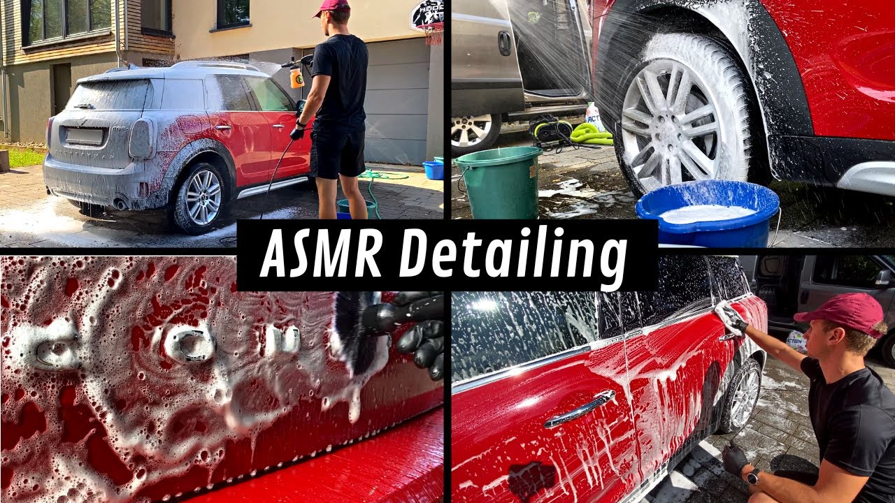 Relaxing Car Cleaning - Dirty Mini Countryman