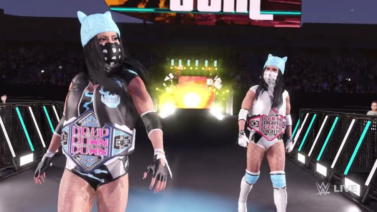 WWE 2K25 Gameplay - Richard vs. Skarlet & Sharlotte