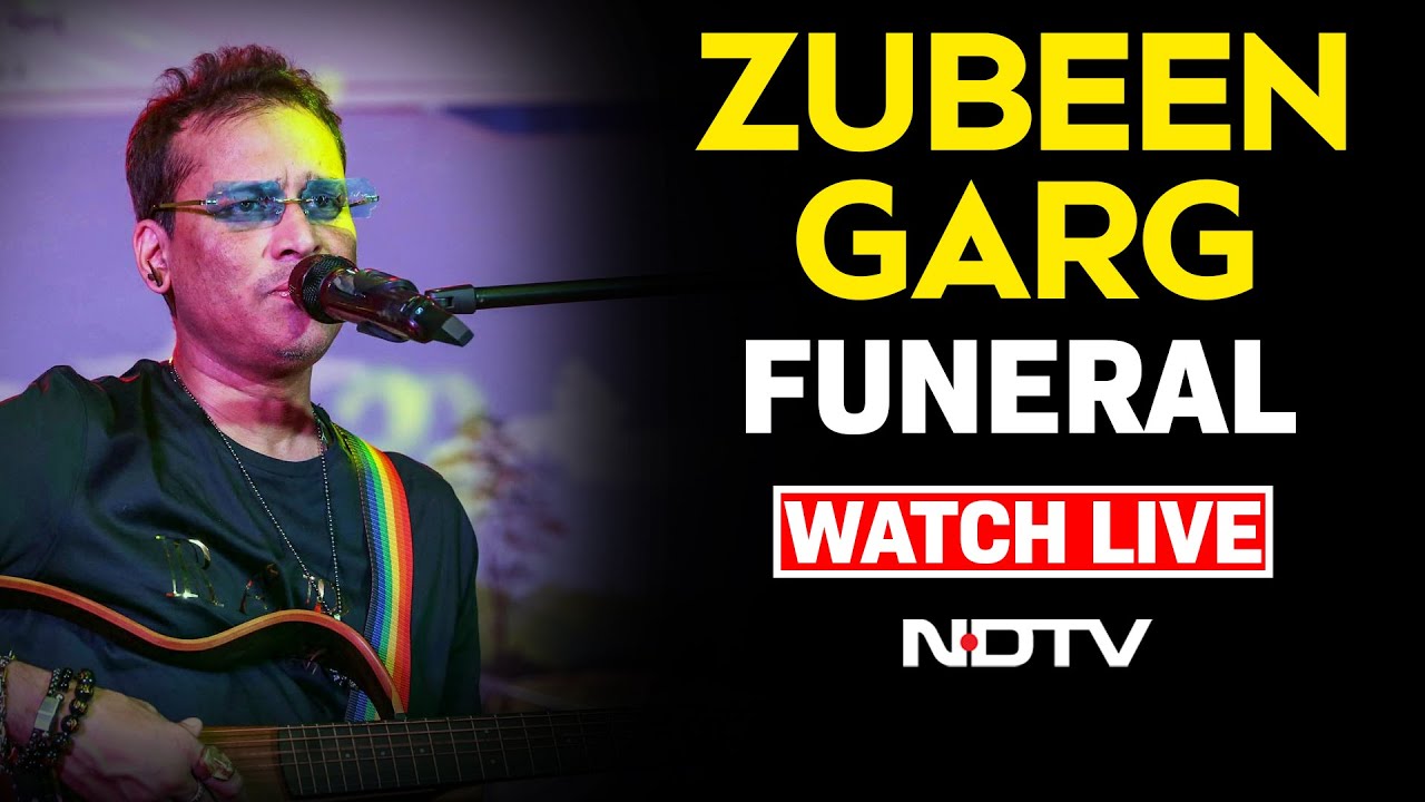 Zubeen Garg News LIVE | Zubeen Garg Last Rites | Fans Break Down At Zubeen Garg's Funeral