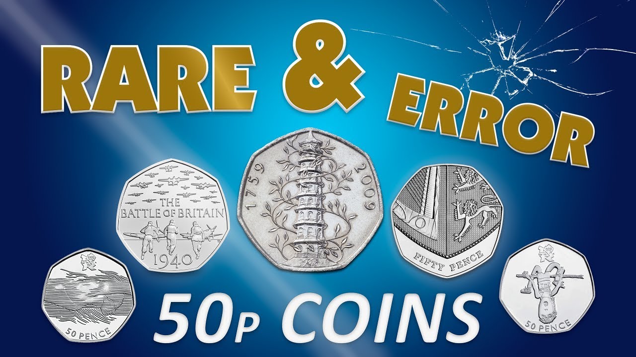 Rare and error 50p coins in circulation. Could they be worth &pound;&pound;&pound;?