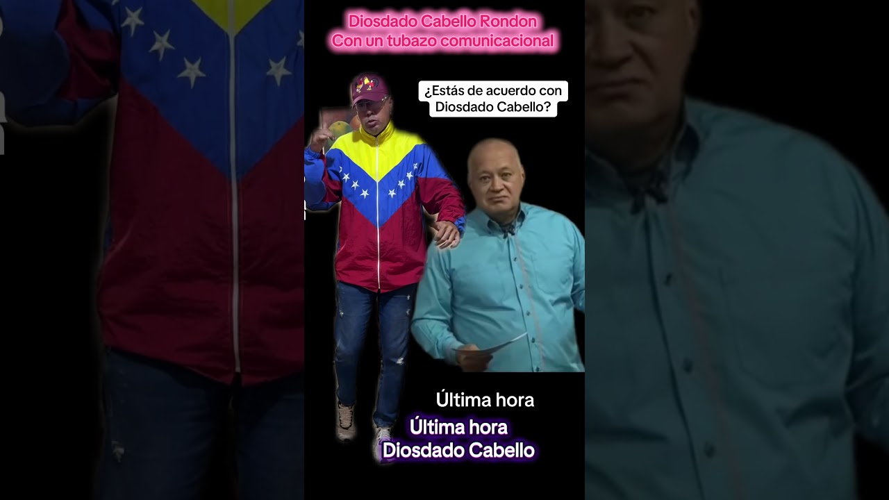 Diosdado Cabello Rondon con una noticia de &uacute;ltima hora impactante #noticias #noticiaspoliticas