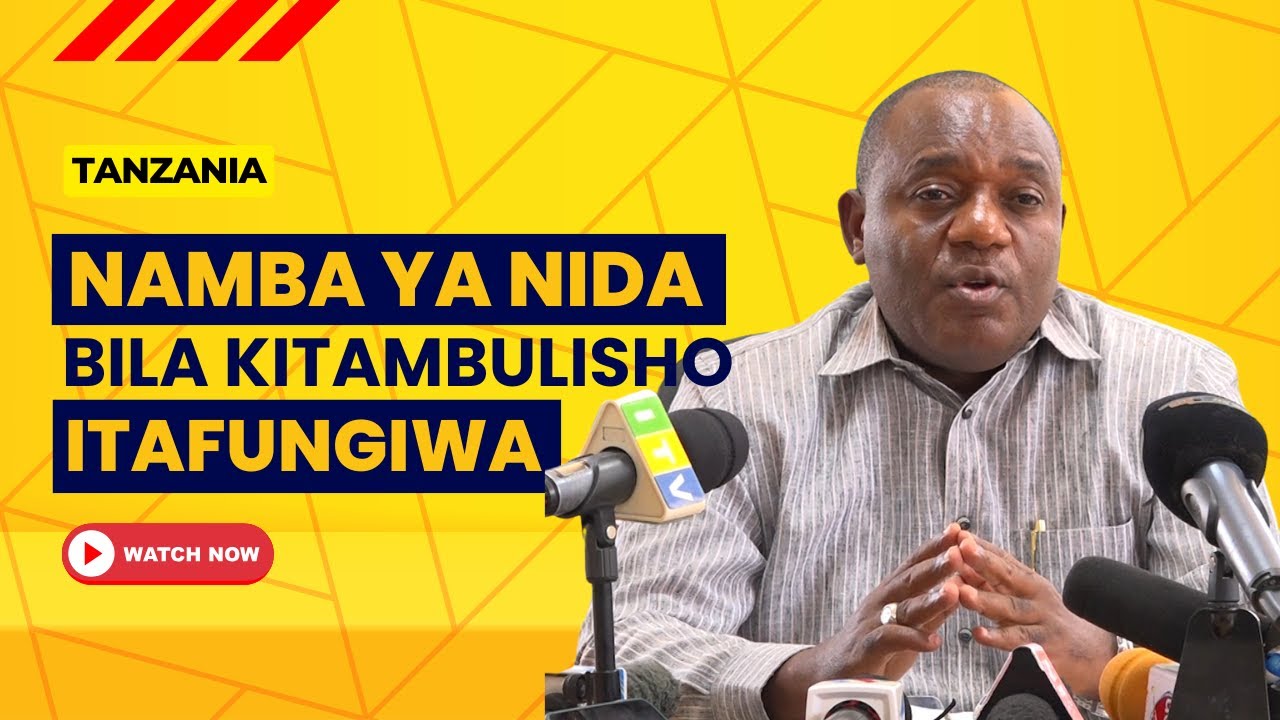 NAMBA YA NIDA KUFUNGIWA KWA WANAOKAIDI KWENDA KUCHUKUA VITAMBULISHO
