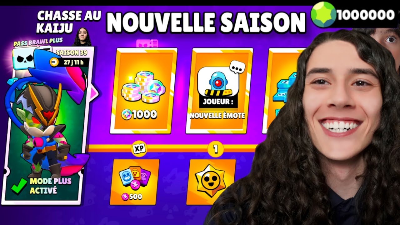 DECOUVERTE NOUVELLE SAISON BRAWL STARS KAIJU !! 🔥(avec Sam et Sarah)
