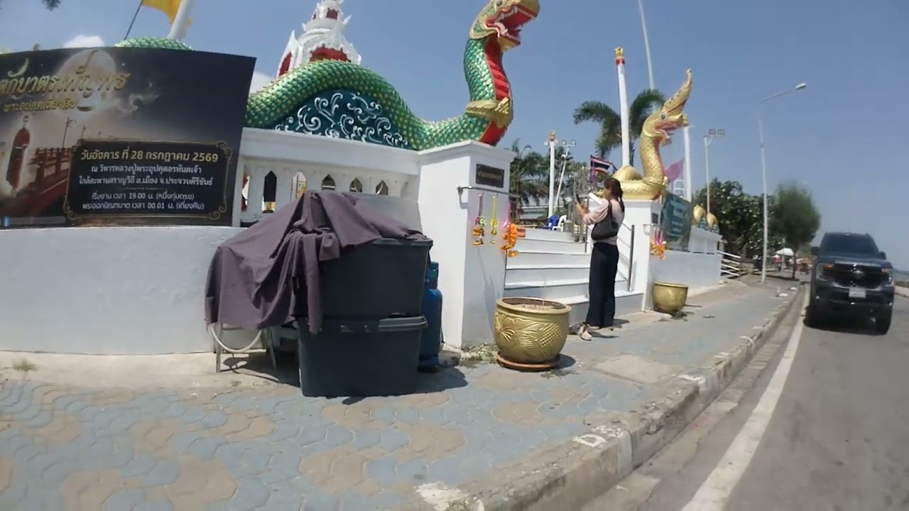 Prachuap Khiri Khan  🇹🇭 — Uncut Walking Through Thailand part 16