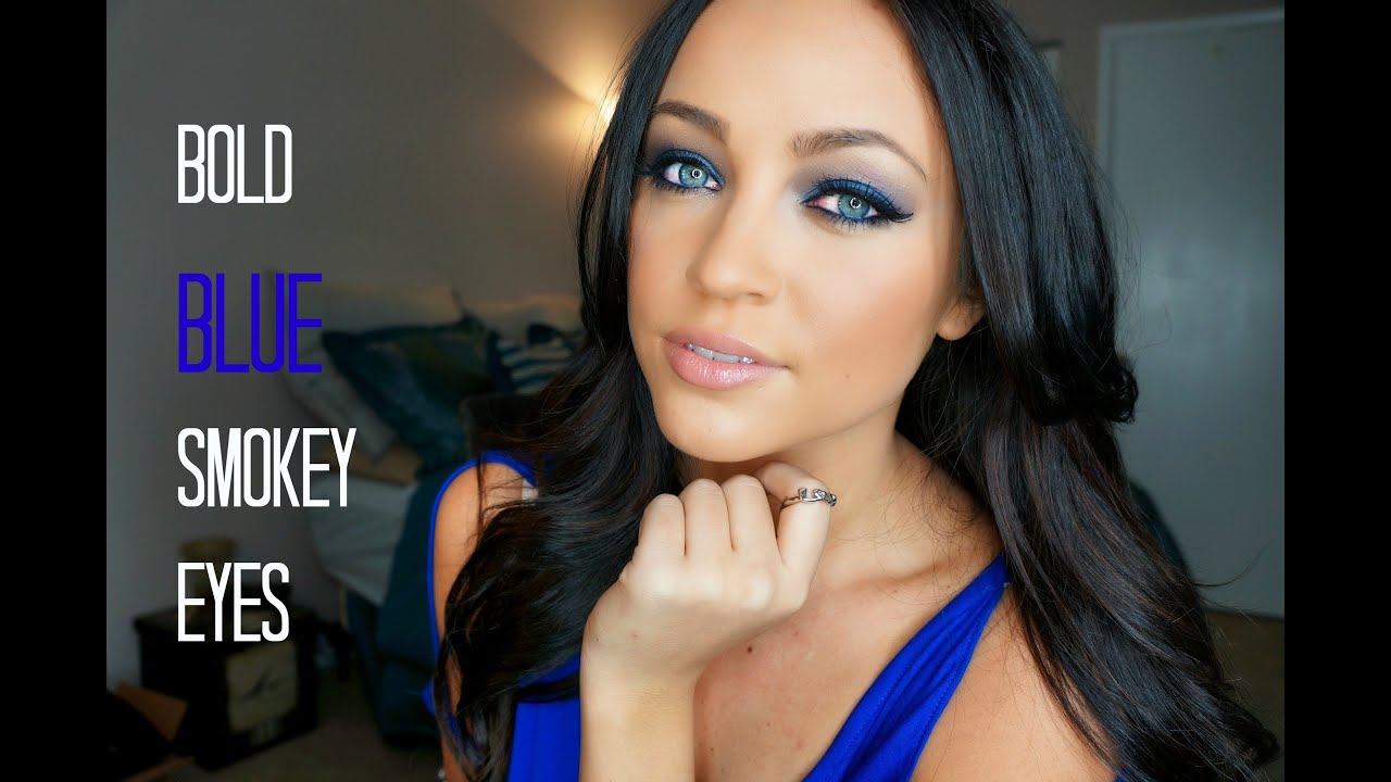 Bold BLUE Smokey Eyes (WITH A SPECIAL GUEST!)