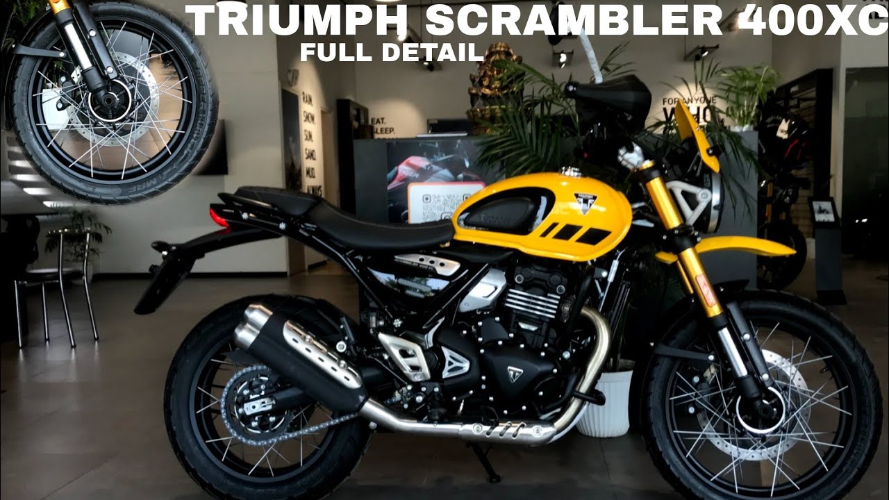 TRIUMPH NEW SCRAMBLER 400XC 2025 FULL WALKAROUND  REVIEW 😍