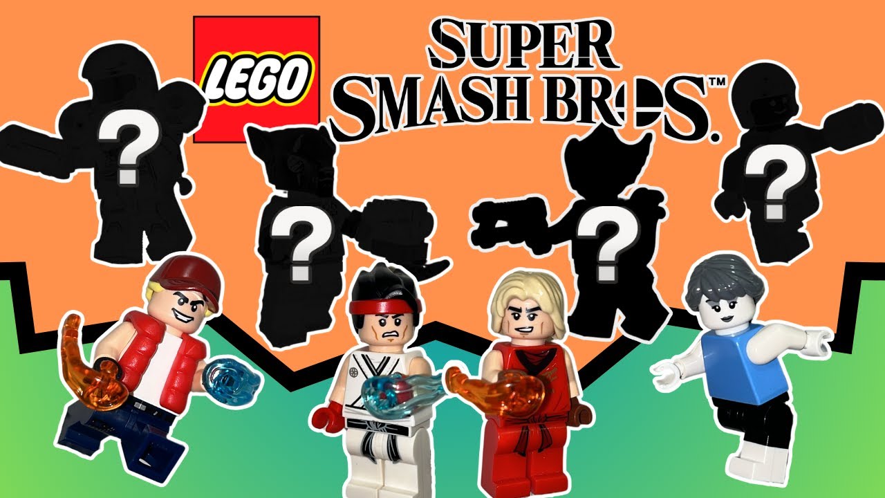 I Made MORE Super Smash Bros Fighters IN LEGO!