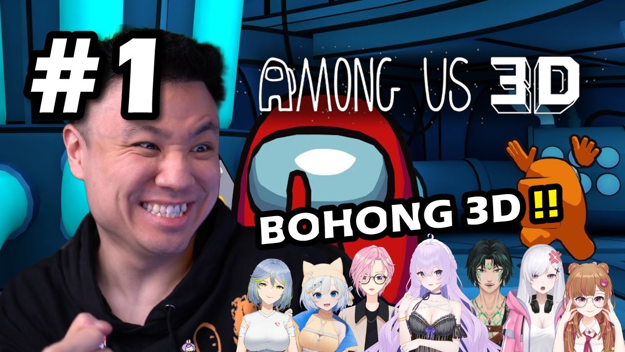 KALI INI JADI IMPOSTOR 3D !! - Among Us 3D Indonesia #1