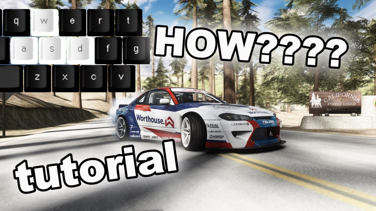 TUTORIAL How to DRIFT on Keyboard in ASSETTO CORSA