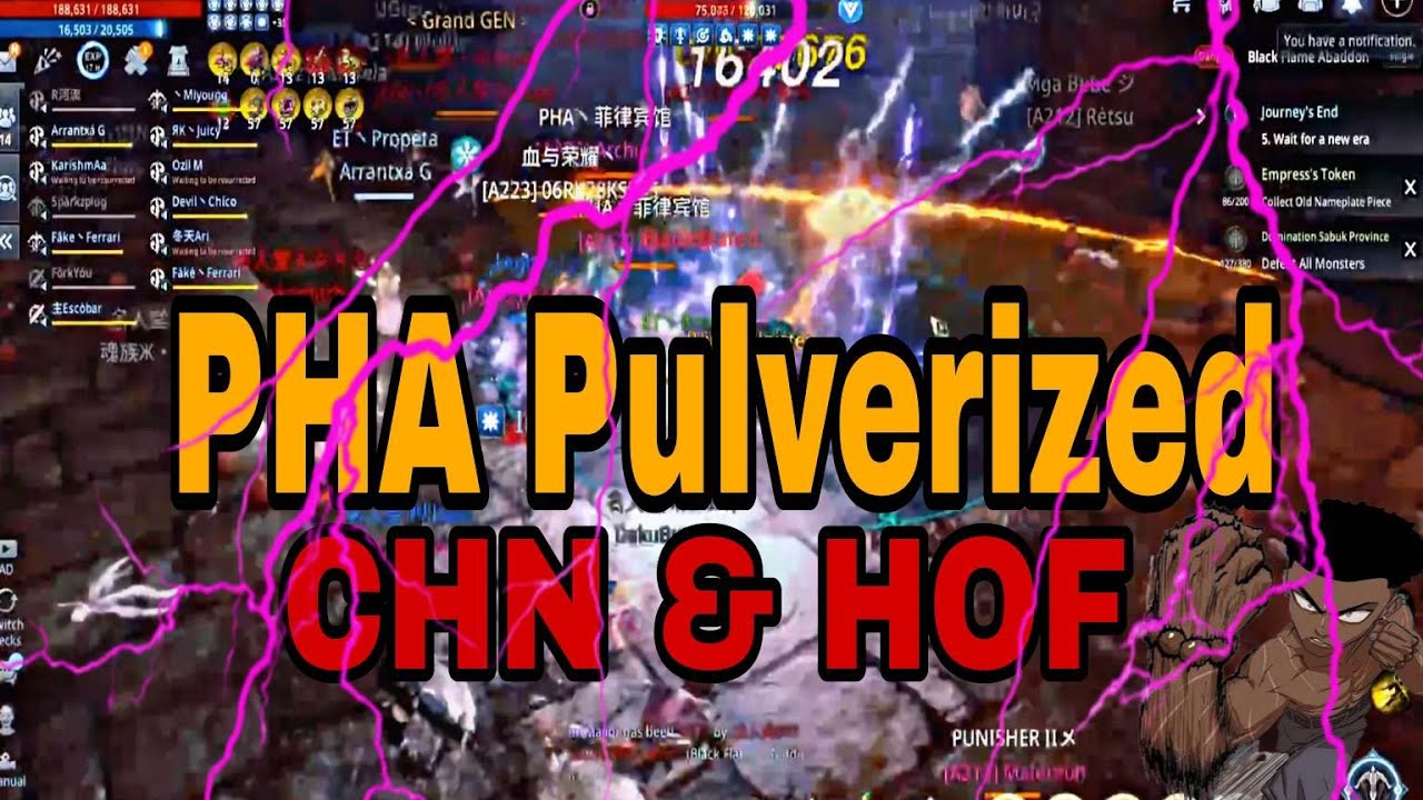 MIR4 - PHA Pulverized CHN & HOF Alliance