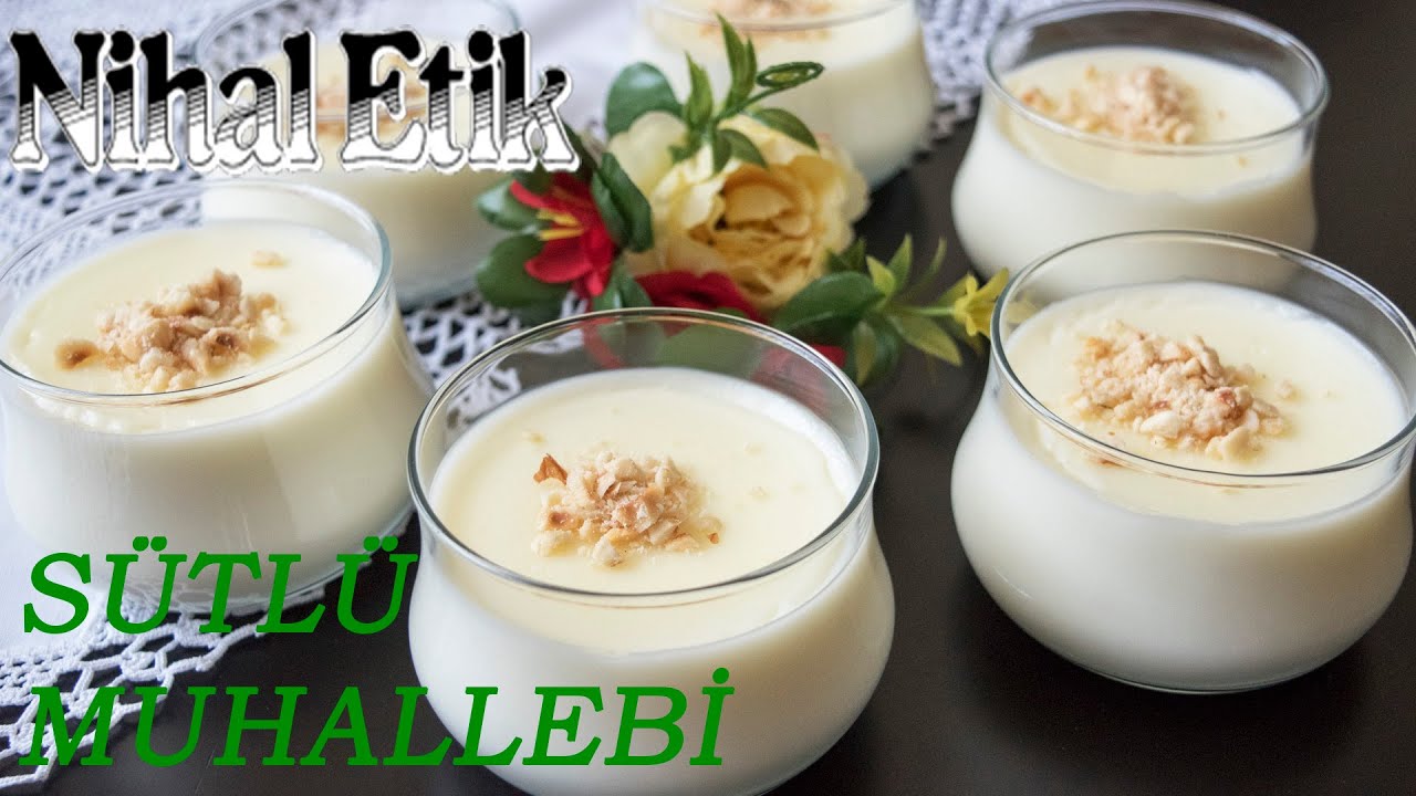 SÜTLÜ MUHALLEBİ (PASTANE USULÜ) TARİFİ  nihaletik.com #sütlütatlı