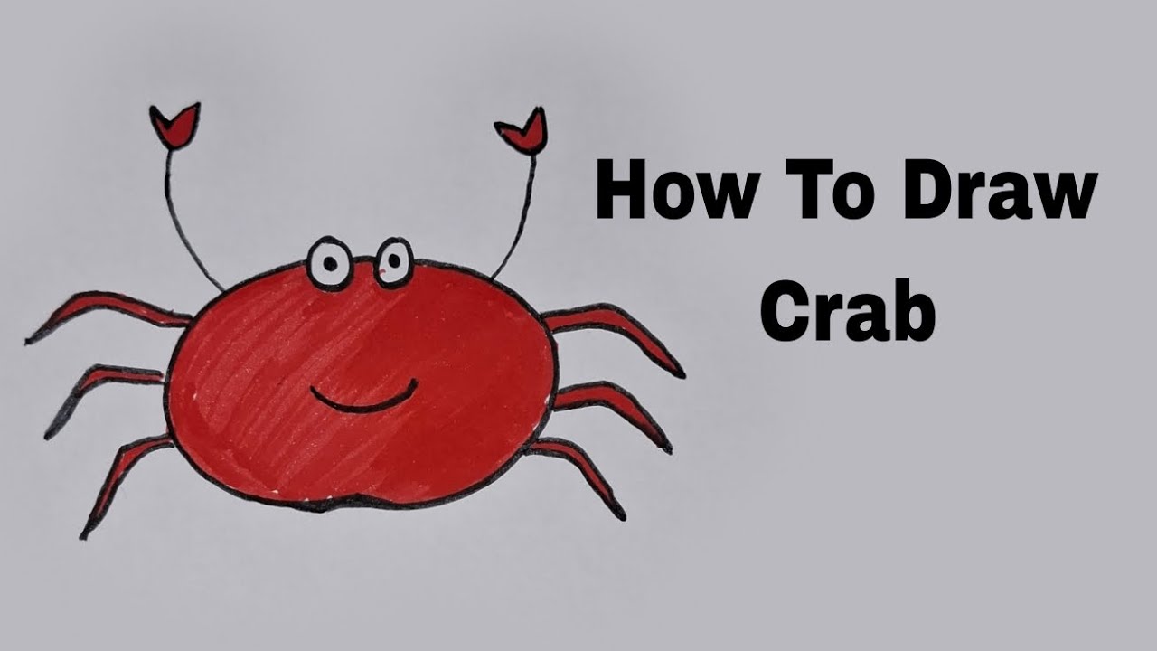 How To Draw Crab @MrBeast 