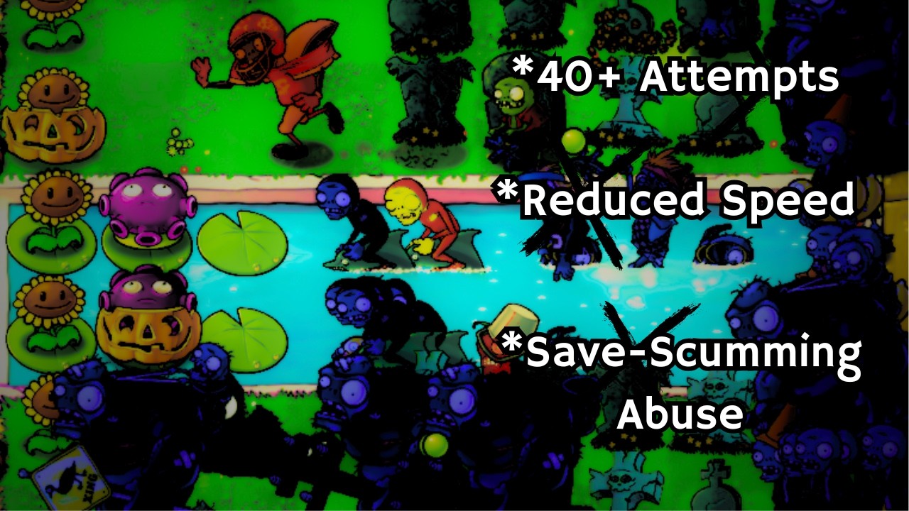 PvZ TD Zombie Nimble Zombie Quick Minigame Reduced Speed to 2x [No Pauses] [Save-Scumming Abuse]