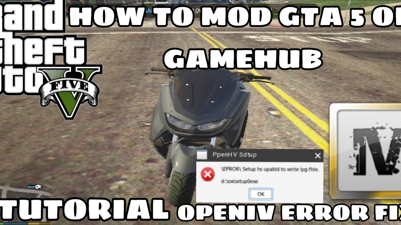 How to mod gta 5 openiv error fix on gamehub #gta #gamehub #mobilegaming 