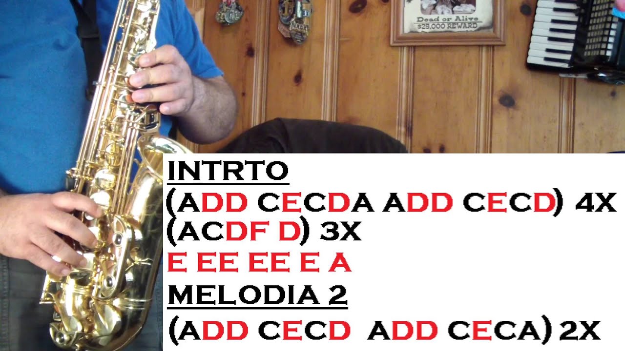 TEQUILA - TUTORIALES PARA EL SAX ALTO - SANTIAGO PACHECO