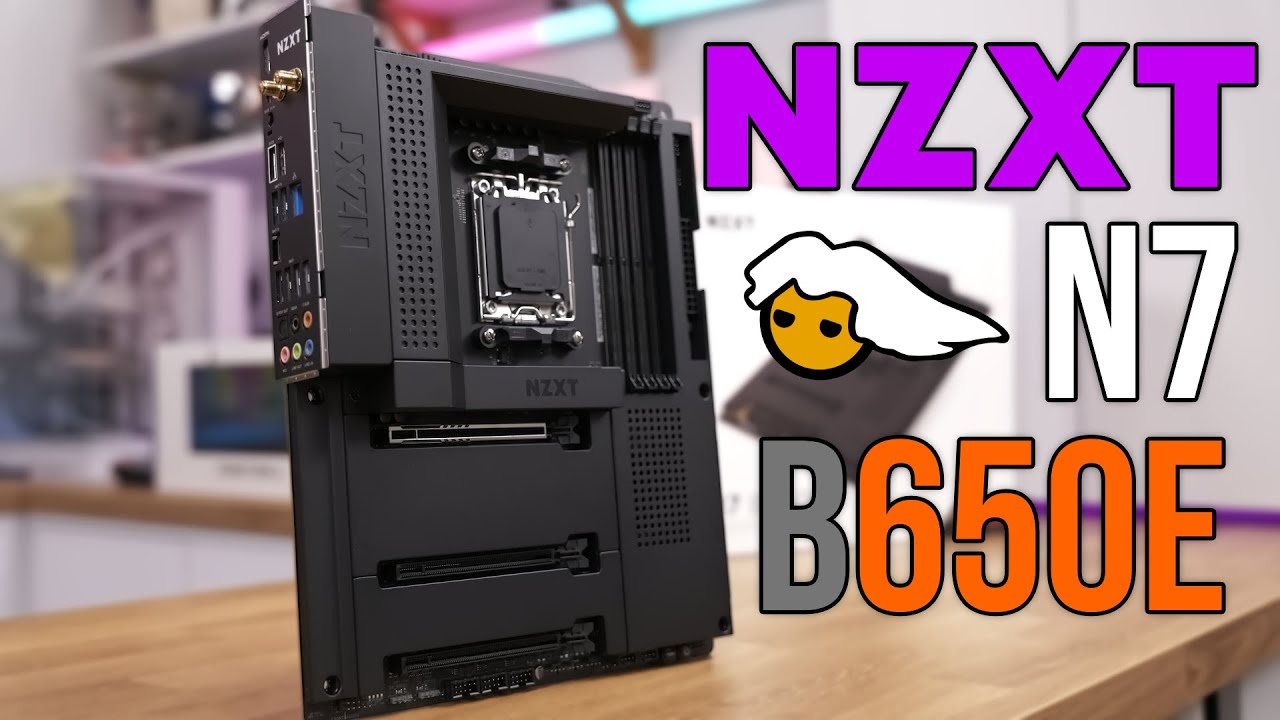 Обзор материнской платы NZXT N7 B650E — самая красивая материнская плата 😍