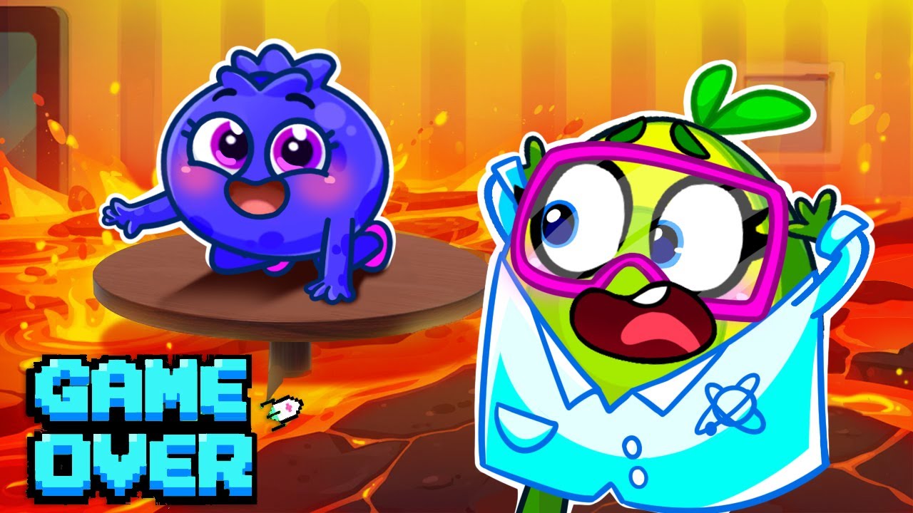 Magic Game! The Floor is Lava! Police Cartoon | Safety Songs for Kids & Toddlers | Pit&Penny Family