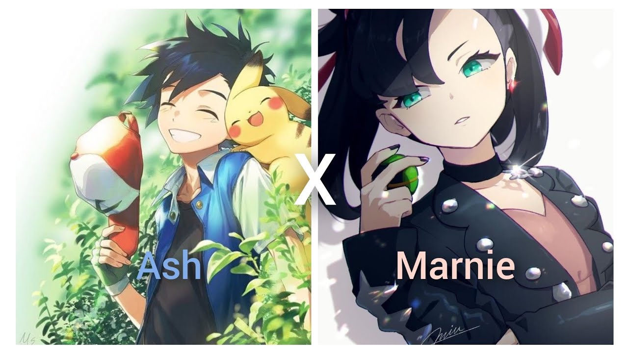 Ash x marnie||part 2||at piers House and ash run away from marnie