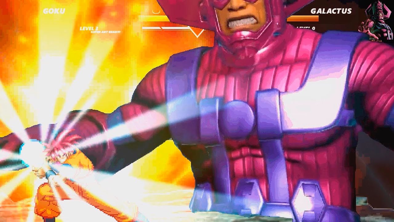 GOKU VS GALACTUS - Ultimate Marvel Vs. Capcom 3