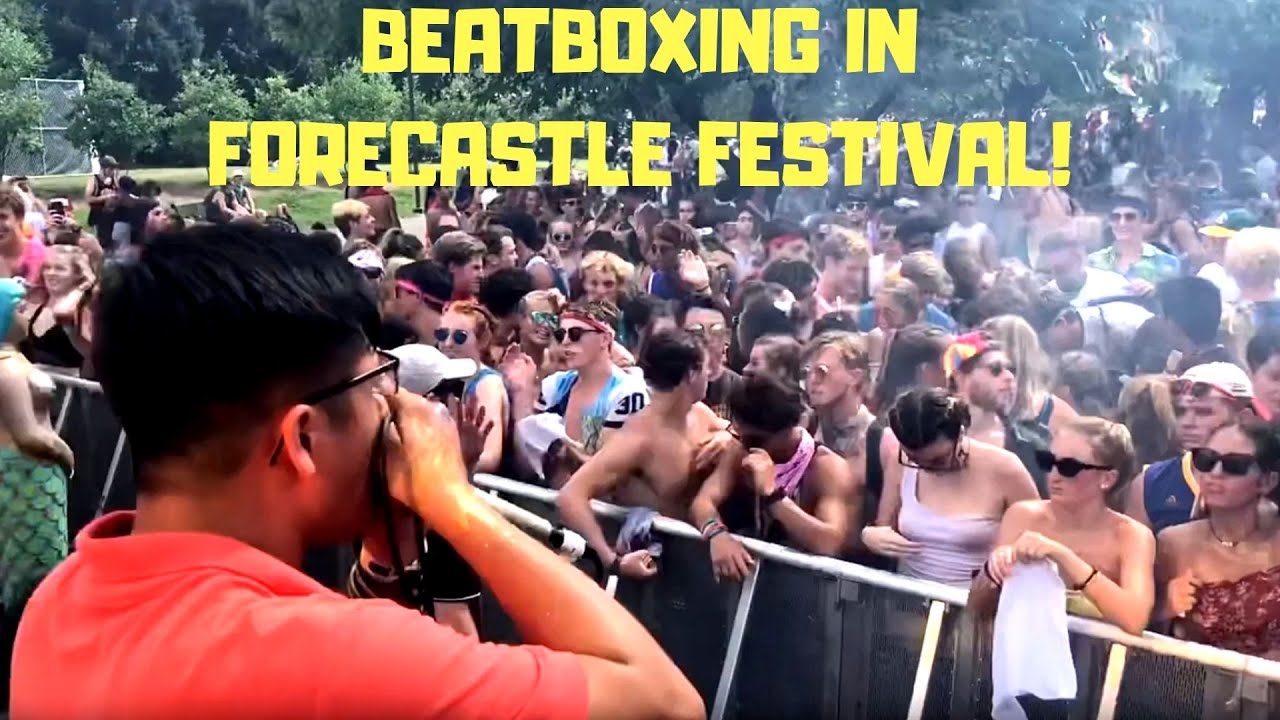 BEATBOXING IN MUSIC FESTIVAL! | FORECASTLE FESTIVAL | PUBLIC BEATBOXING | VLOG