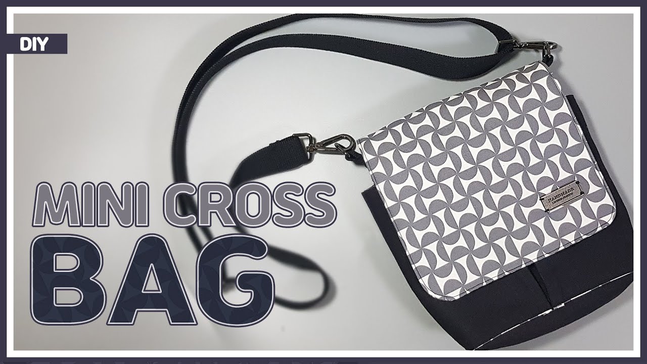 DIY/ MINI CROSS BAG/ MESSENGER BAG/ 미니 메신저백/ 크로스백 만들기/ sewing/ tutorial[Tendersmile Handmade/ 텐더스마일]
