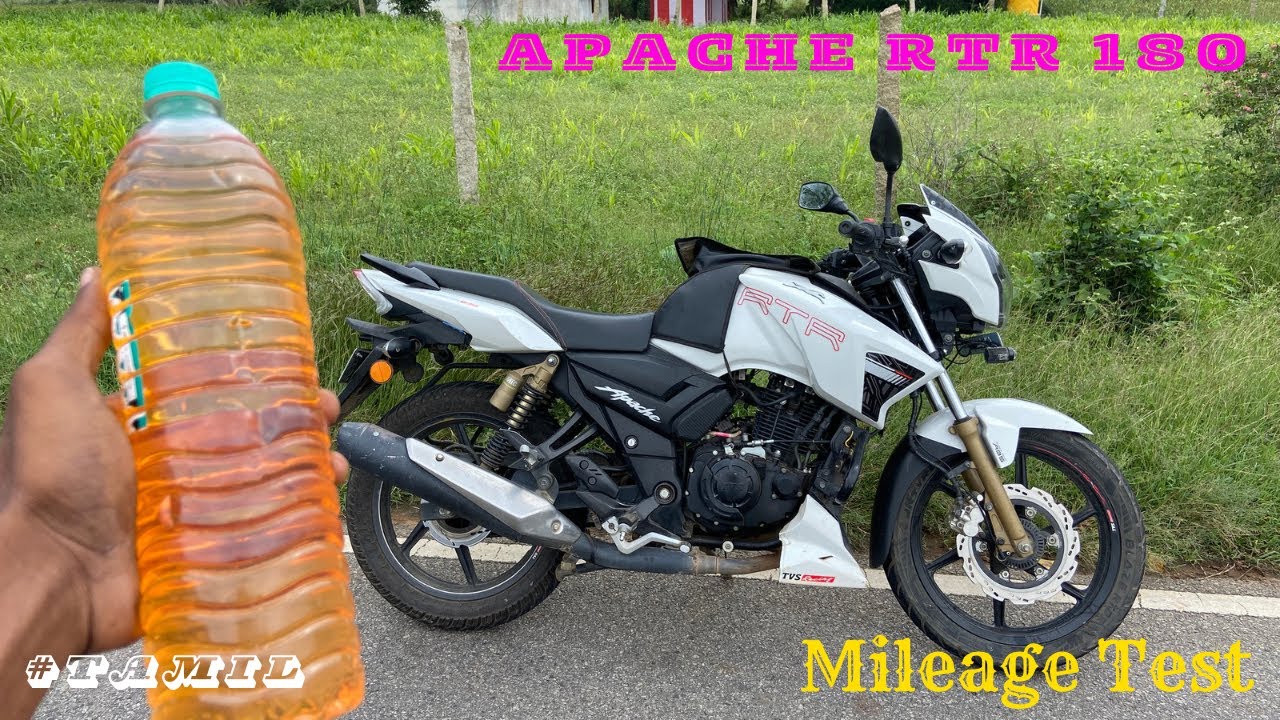 APACHE RTR 180 ￼MILEAGE TESTING 💞| GOOD RESULT | 💖 TAMIL 💖  #rtr180