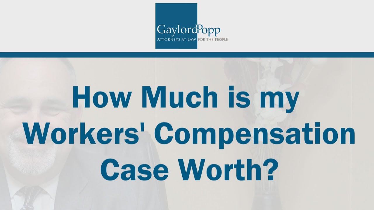 What Is The Value Of My Work Injury?