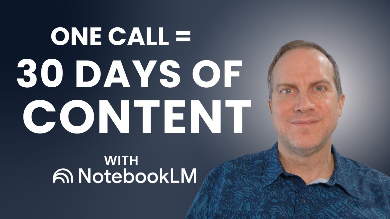 How I Turn Client Calls Into a Month's Worth of Posts