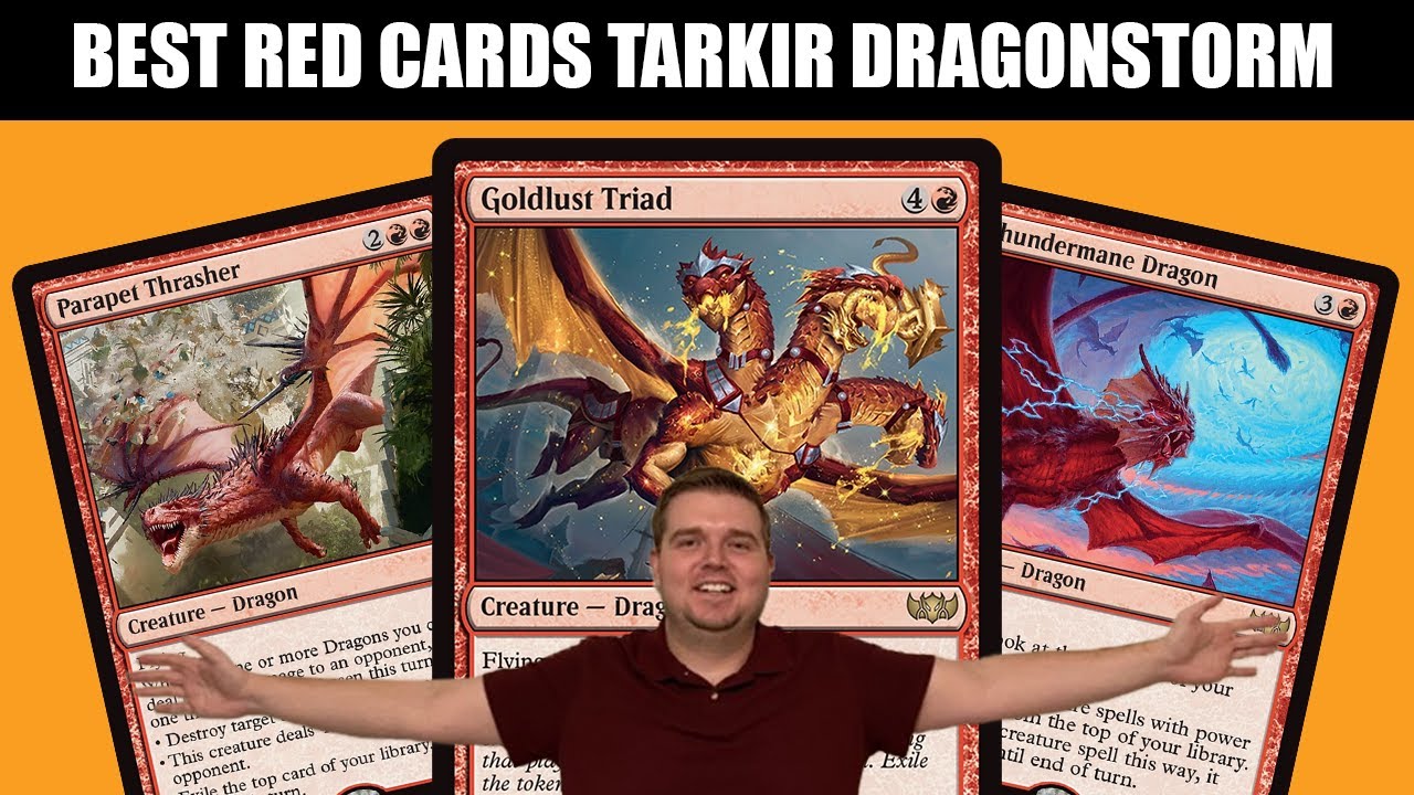 Best Red Commander Cards from Tarkir Dragonstorm!